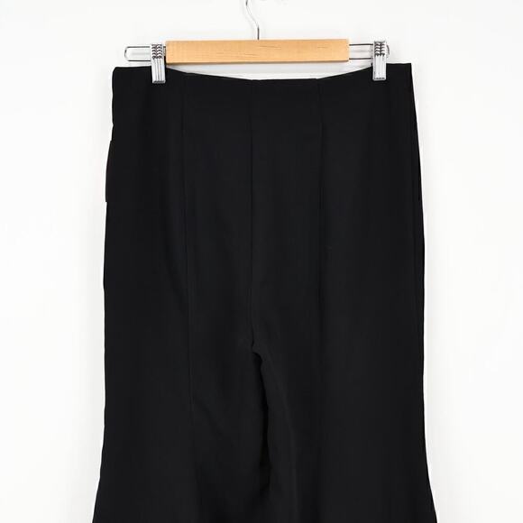 Anthropologie Black Flared Straight Leg Pants - Picture 10 of 10